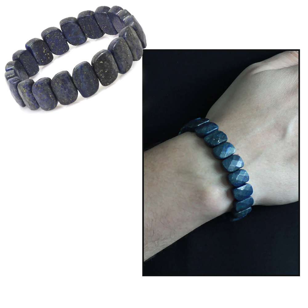 Lapis Doğaltaş Rolex Erkek Bileklik - 1