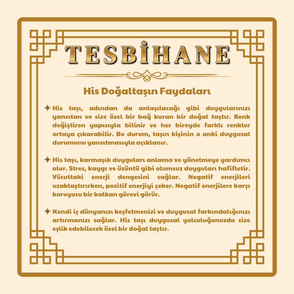 Makrome Örgülü Altın Renk Dorika Top Süslemeli Küre Kesim Fasetalı His Taşı Kadın Bileklik - 3