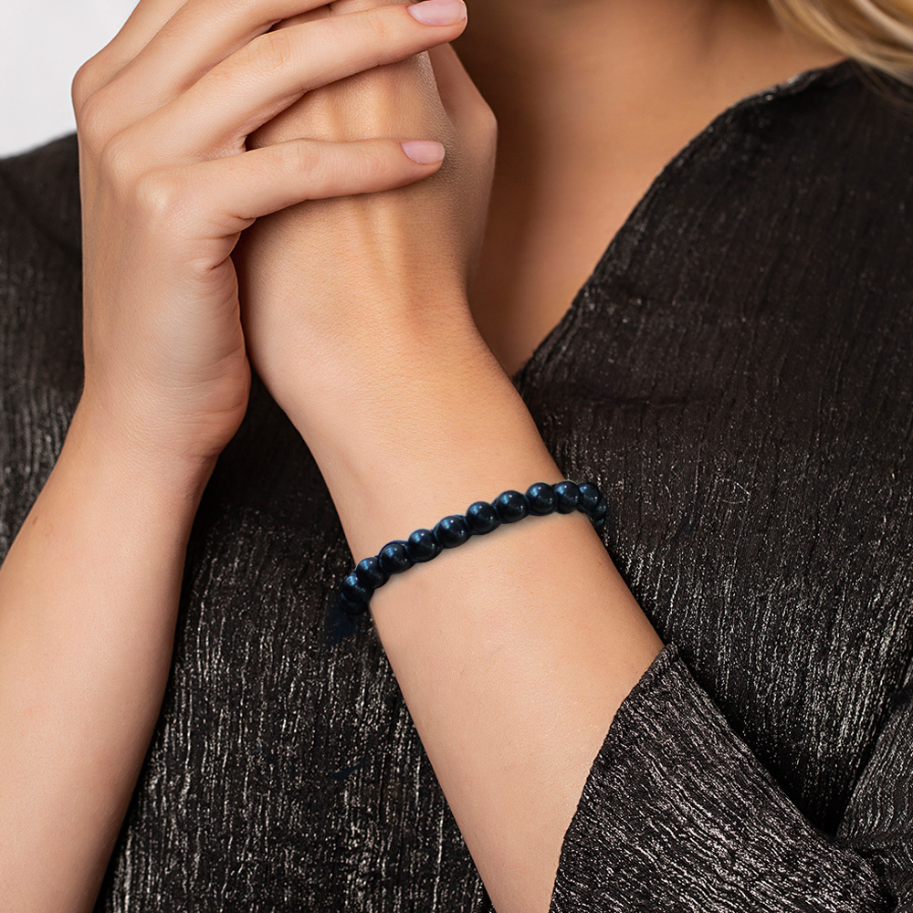 Makrome Örgülü Küre Kesim Koyu Kırmızı Doğal Damla Kehribar Kadın Bileklik - 7