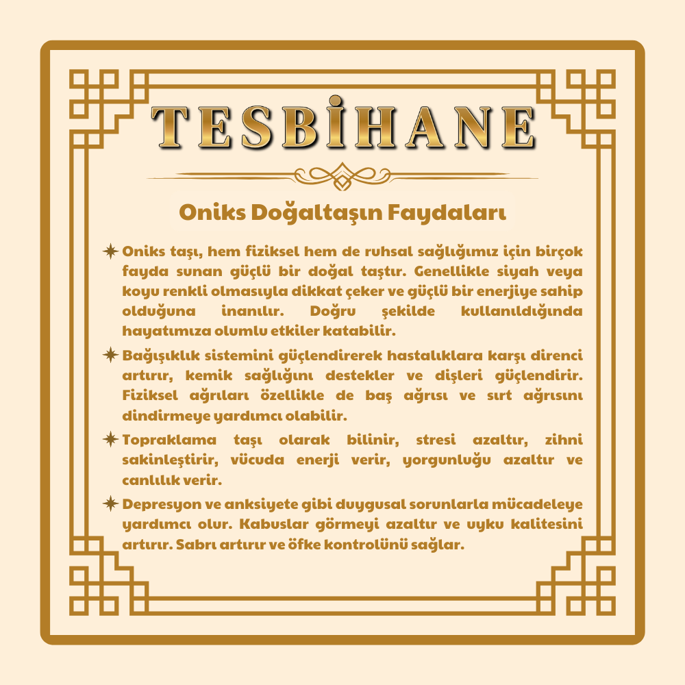 Makrome Örgülü Küre Kesim Lal ve Oniks Taşlı Kova Burcu Doğaltaş Kadın Bileklik - 3