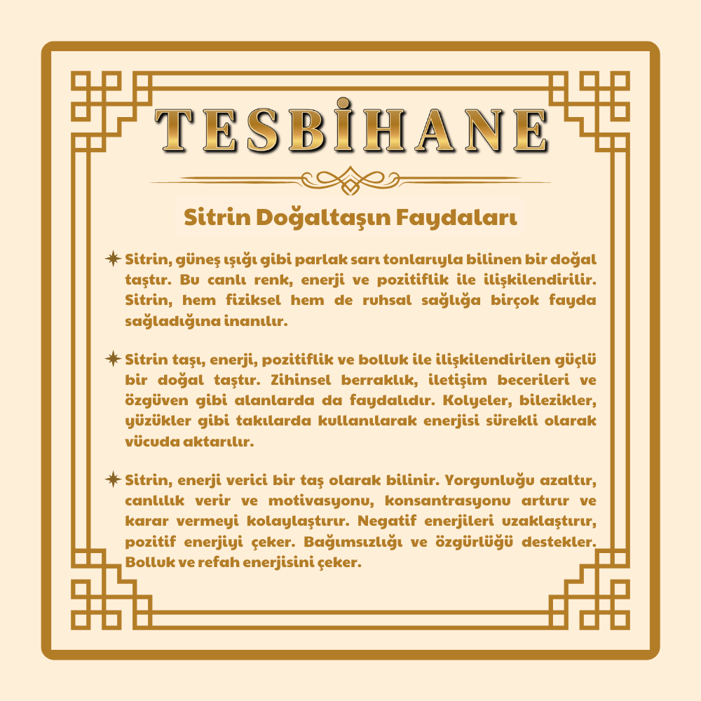 Makrome Örgülü Naturel Kesim Dorika Top Detaylı Sitrin Doğaltaş Kadın Bileklik - 5