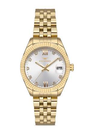 Ferro Sarı Çelik Kordon Kadın Kol Saati F21924A-B F21924A-B - FERRO