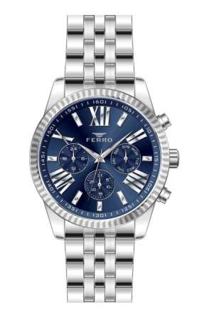 Ferro Gümüş Çelik Kordon Erkek Kol Saati FM31187A-A3 FM31187A-A3 - FERRO