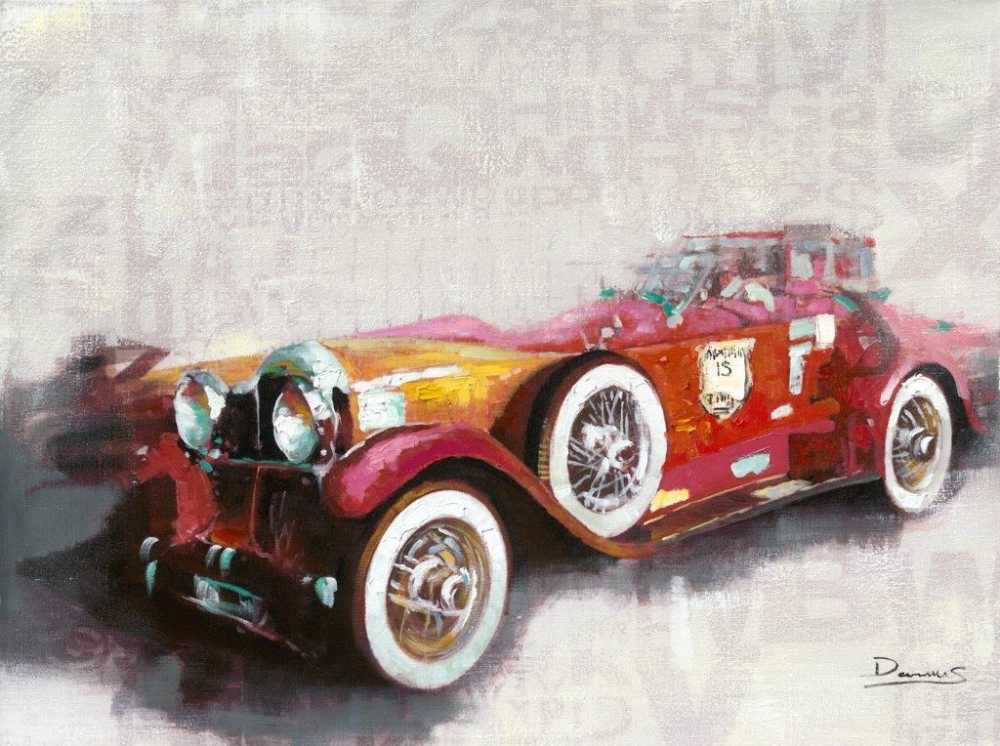Nostalji Araba Tasarım Kanvas Tablo - 2