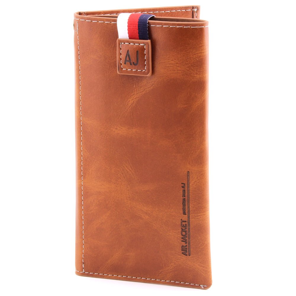 Deri Cüzdan & Telefon Kılıfı iPhone 6-7-8 Plus / Samsung 5,5 inç tüm telefonlar (Model-5) - 3