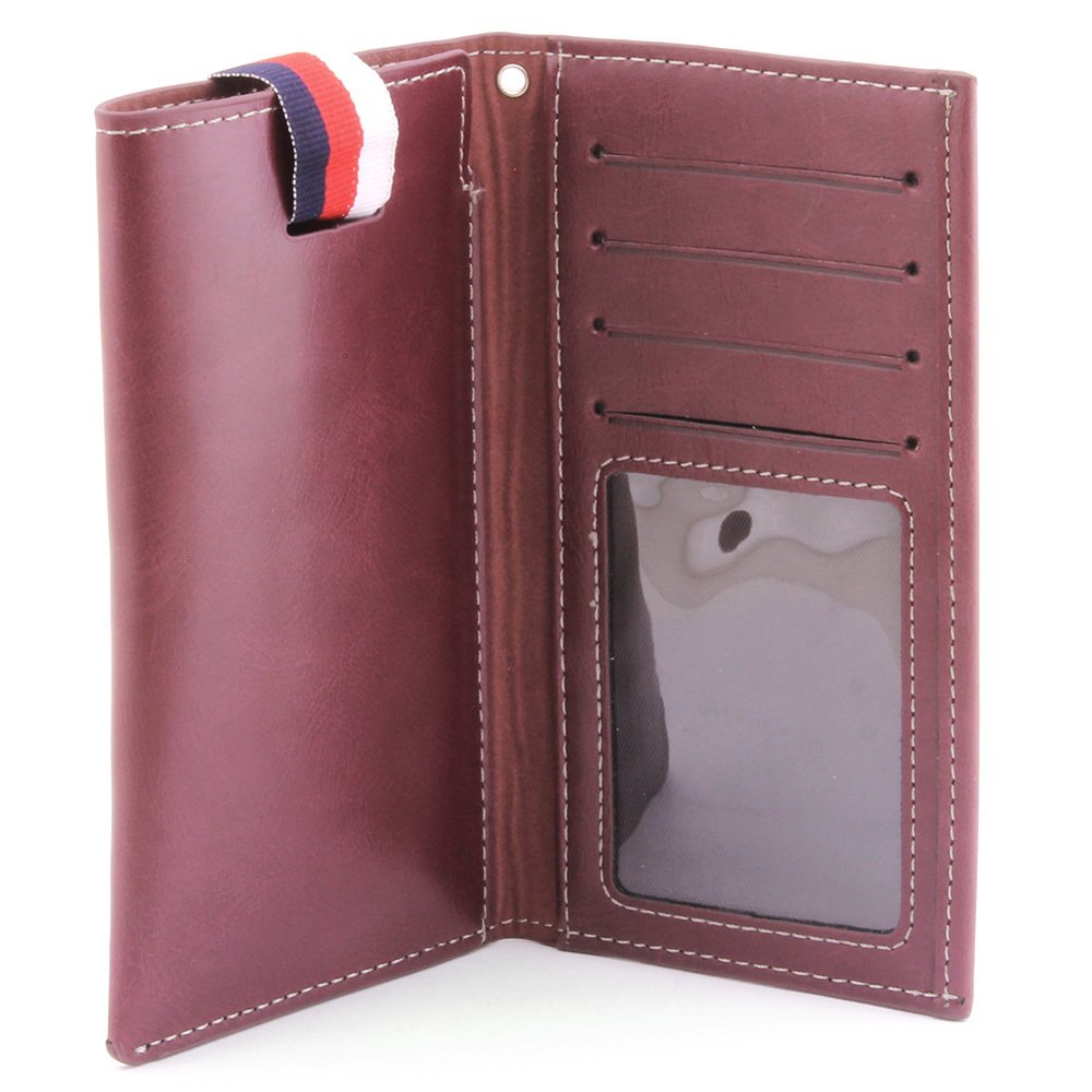 Deri Cüzdan & Telefon Kılıfı iPhone 6-7-8 Plus / Samsung 5,5 inç tüm telefonlar (Model-6) - 2