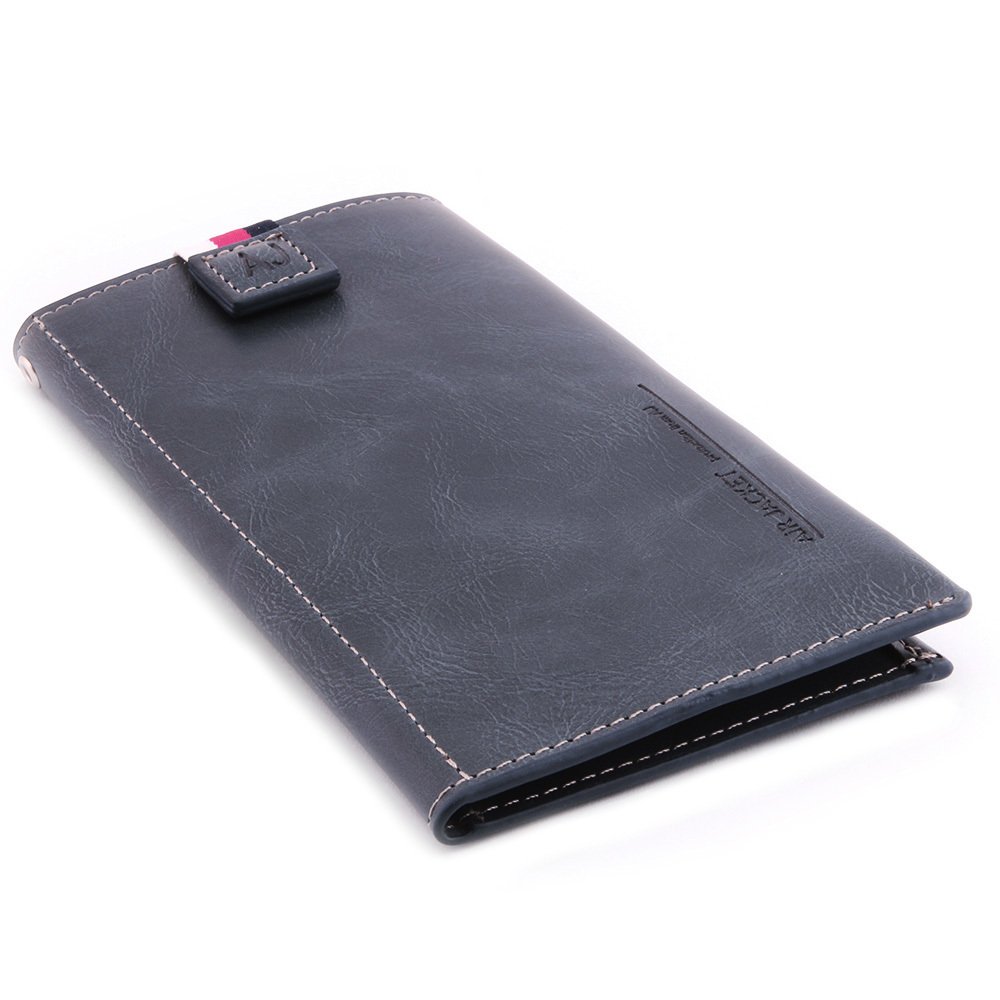 Deri Cüzdan & Telefon Kılıfı iPhone 6-7-8 Plus / Samsung 5,5 inç tüm telefonlar (Model-8) - 1