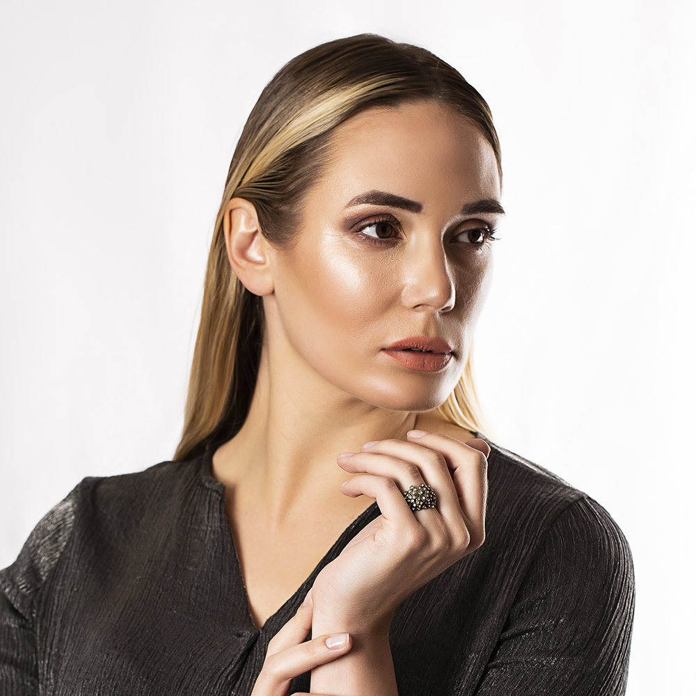 Otantik Yarım Tur Bronz Yüzük (Model-2) - 2