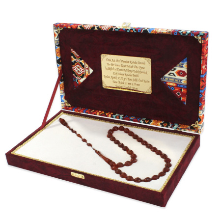 Premium Kutulu Sistemli Her Tanesi Yaser Fettah Usta Eseri Koleksiyonluk Eski Alman Katalin Tesbih - Tesbihane