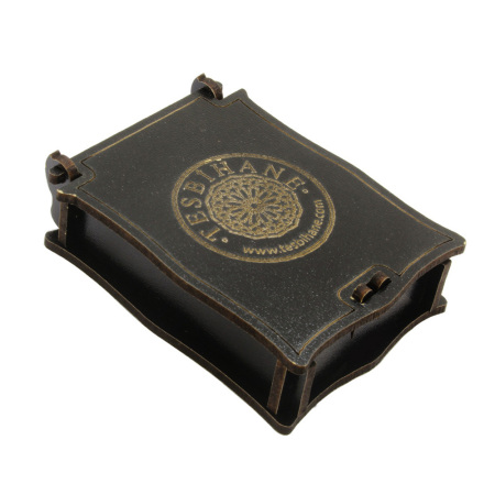 Özel Renk Ahşap Hediye Kolye Küpe Kutusu - Tesbihane