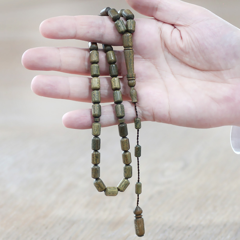 Pelesenk Tesbih - Sistemli - Kahverengi - Kapsül Kesim - 2