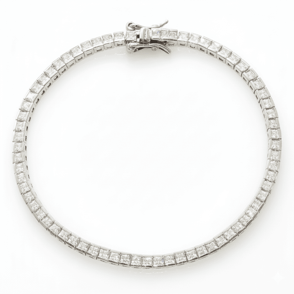 Vera 925 Ayar Gümüş İthal Şık Kadın Bileklik - 3