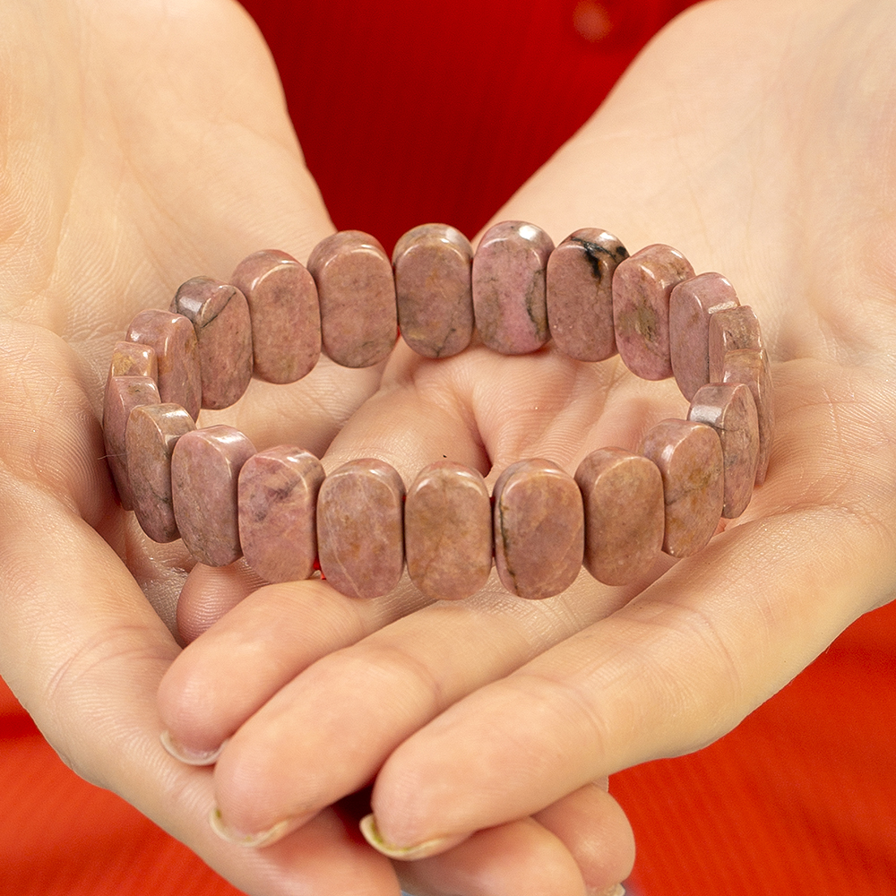 Rodonit Doğaltaş Rolex Kadın Bileklik - 2