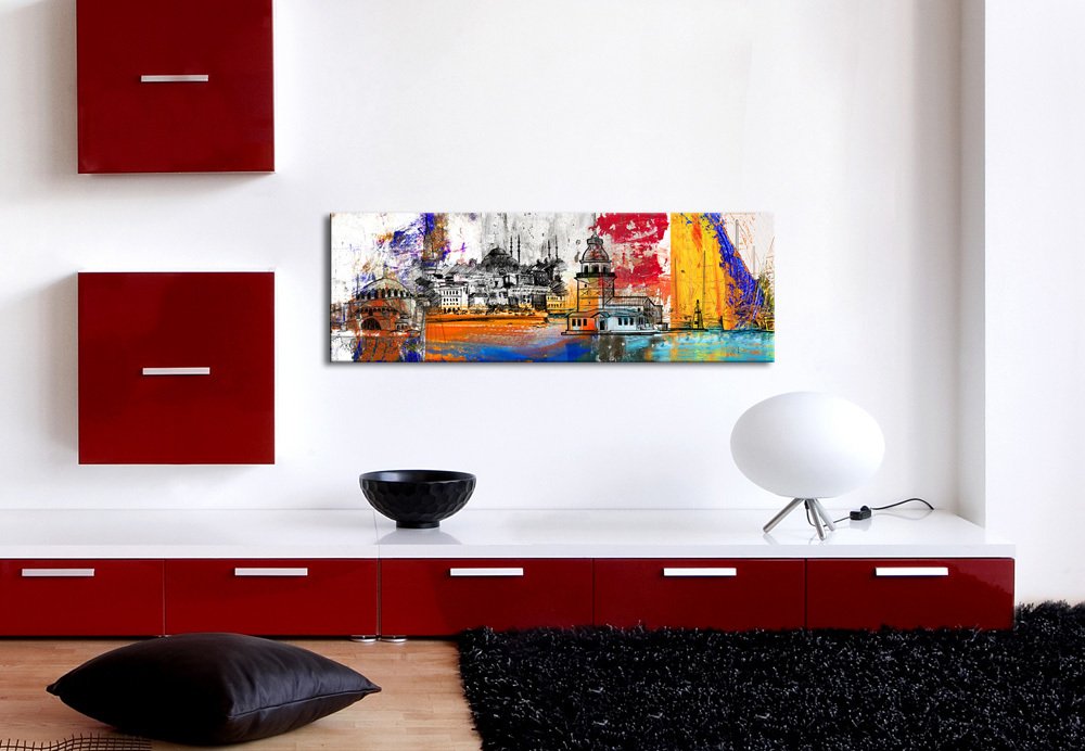 Rengarenk İstanbul Kanvas Tablo - Model - 2 - 2
