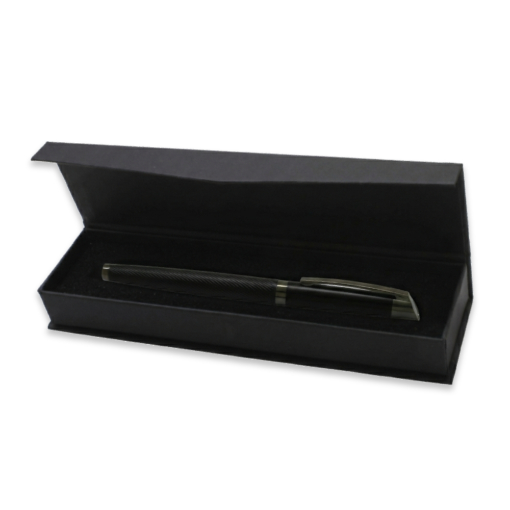 Roller Tükenmez Kalem - Şık Kutulu - İsme Özel Yazılı - Siyah Renk - Mavi Mürekkep - 4