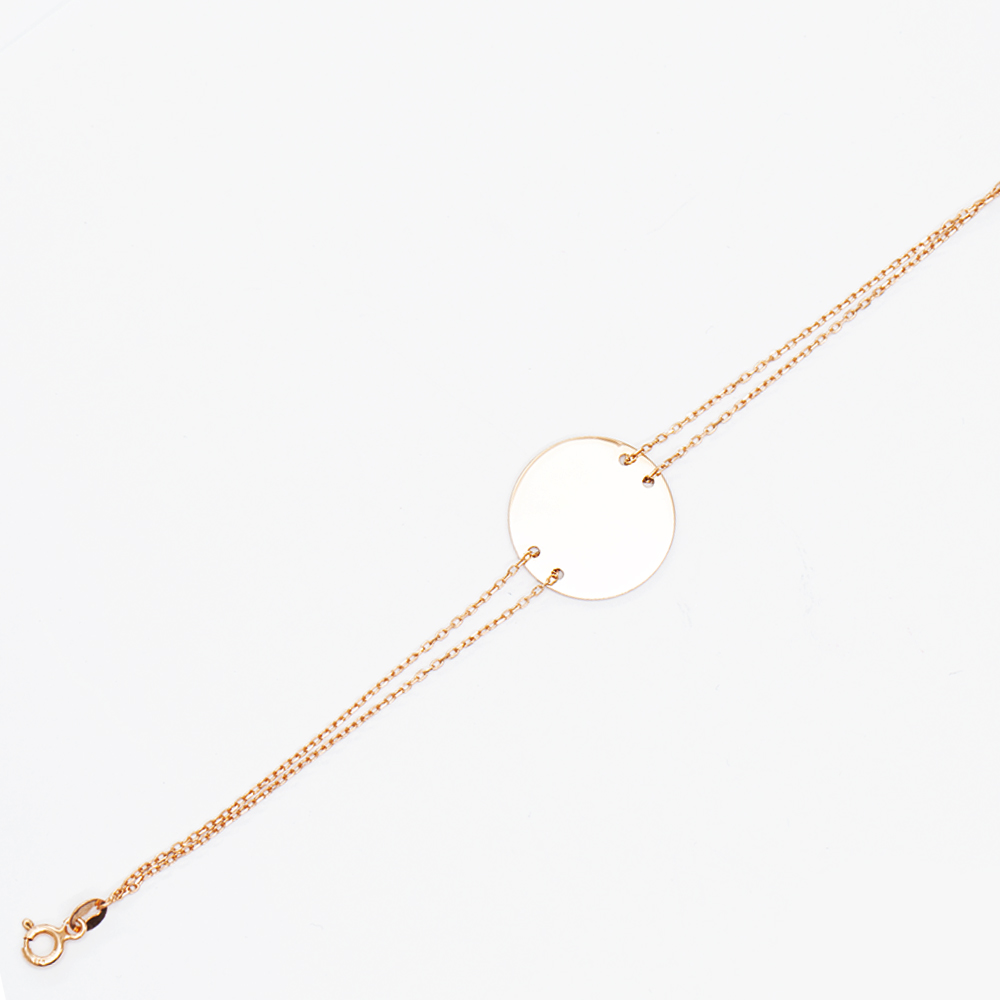 Rose Renk İsme Özel Yazılı 925 Ayar Gümüş Kadın Bileklik - 2