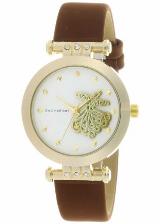 Semazen Model Kahverengi Exception Bayan Kol Saati - Exception