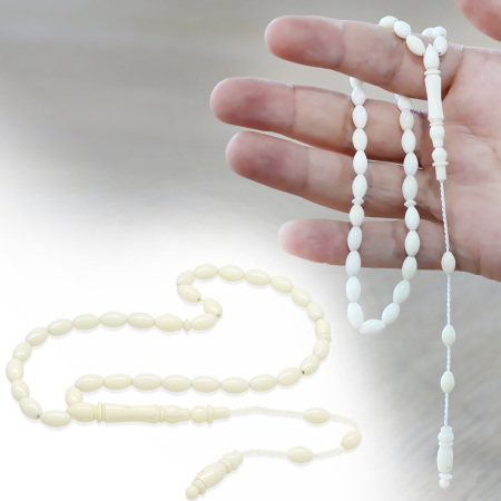 Sistemli Arpa Kesim Bilek Boy Deve Kemiği Tesbih - Tesbihane