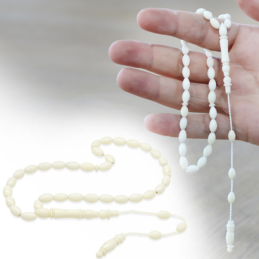 Sistemli Arpa Kesim Bilek Boy Deve Kemiği Tesbih - 1