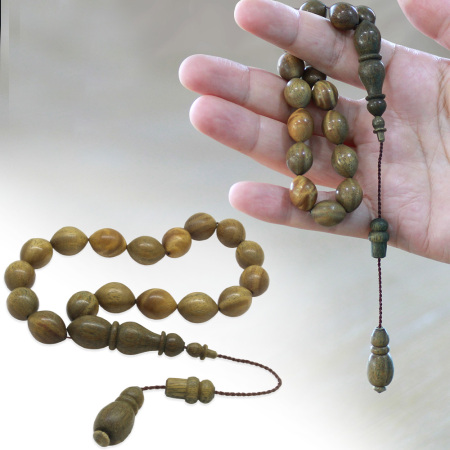 Sistemli Arpa Kesim Kahverengi Pelesenk Efe Tesbih - Tesbihane