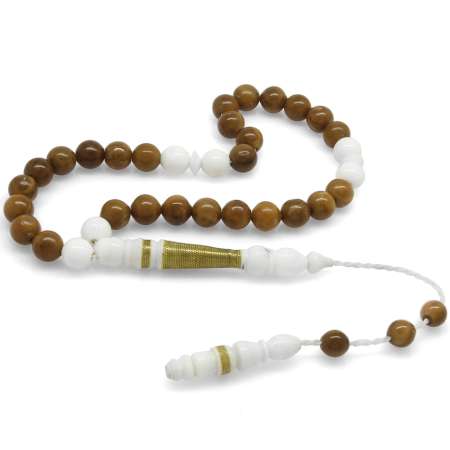 Sistemli Deve Kemiği İmameli Küre Kesim Kesim Kuka Tesbih - Tesbihane