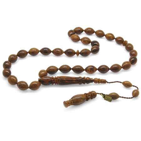 Sistemli Her Tanesi Mustafa Halit Usta Kumpas İşçilikli Arpa Kesim İmamesi İşçilikli Kuka Tesbih - Tesbihane