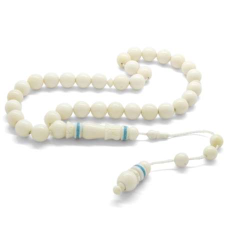 Sistemli İmamesi İşçilikli Küre Kesim Deve Kemiği Tesbih - Tesbihane