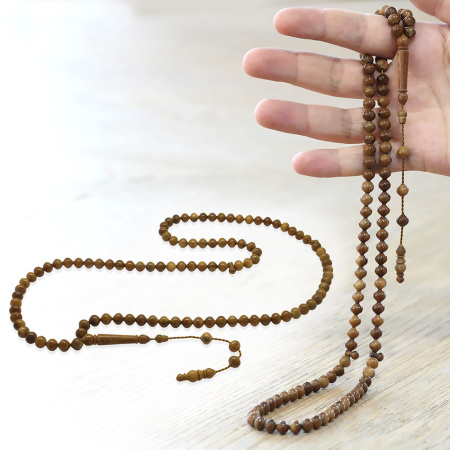 Sistemli İstanbul Kesim İmame İşlemeli 99 Taneli Kuka Namaz Tesbihi - Tesbihane