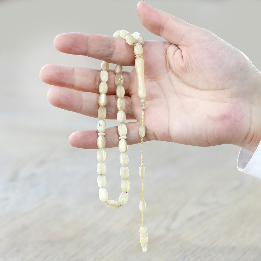 Sistemli Kapsül Kesim Koç Boynuzu Tesbih - 2