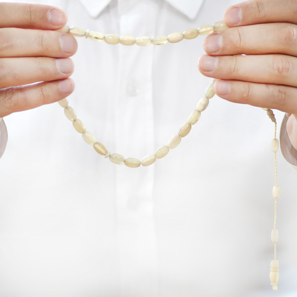 Sistemli Kapsül Kesim Koç Boynuzu Tesbih - 3