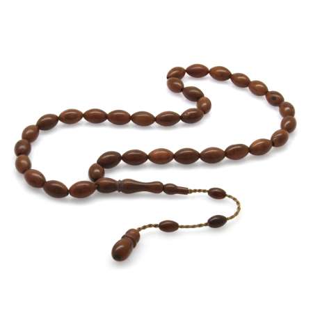 Sistemli Koyu Renk Arpa Kesim Kuka Tesbih - Tesbihane