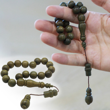 Sistemli Küre Kesim Kahverengi Pelesenk Efe Tesbih - Tesbihane