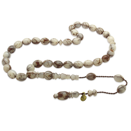 Sistemli Ömer Çiftci Usta İşçilikli Özel Kesim Koleksiyonluk Hurma Çekirdeği Tesbih - Tesbihane