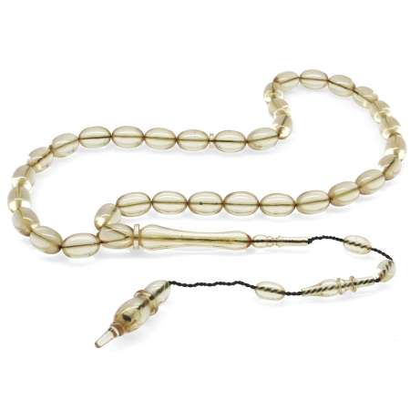 Sistemli Özel Kesim Usta İşi Su Yeşili Katalin Tesbih - Tesbihane