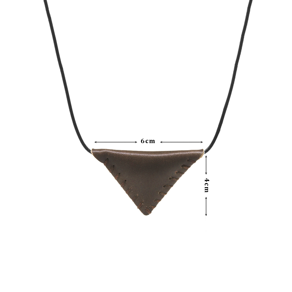 Siyah İp Zincirli İsme Özel Yazılı Yeşil Gerçek Deriden El Yapımı Kadın Cevşen Kolye - 3