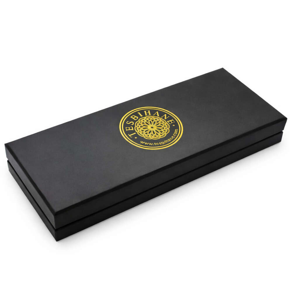 Siyah Renk - Tesbih Yuvalı - Şık Tesbih Kutusu - 1