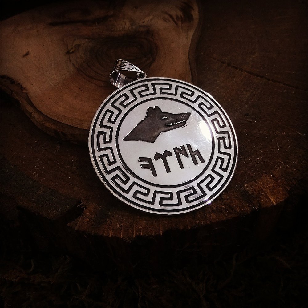 Madalyon Tasarım İsme Özel Yazılı 925 Ayar Gümüş Kolye - 7