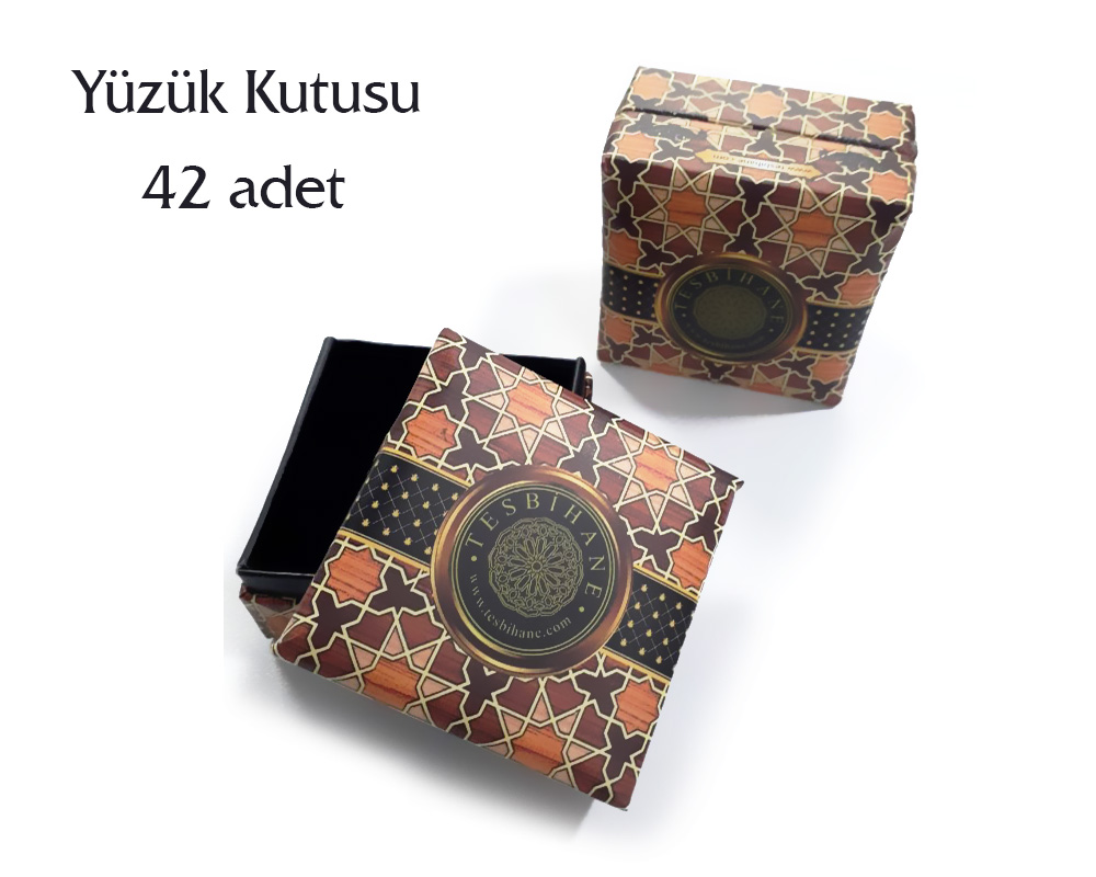 Tesbihane logolu yüzük kutusu (1 Paket) - 2