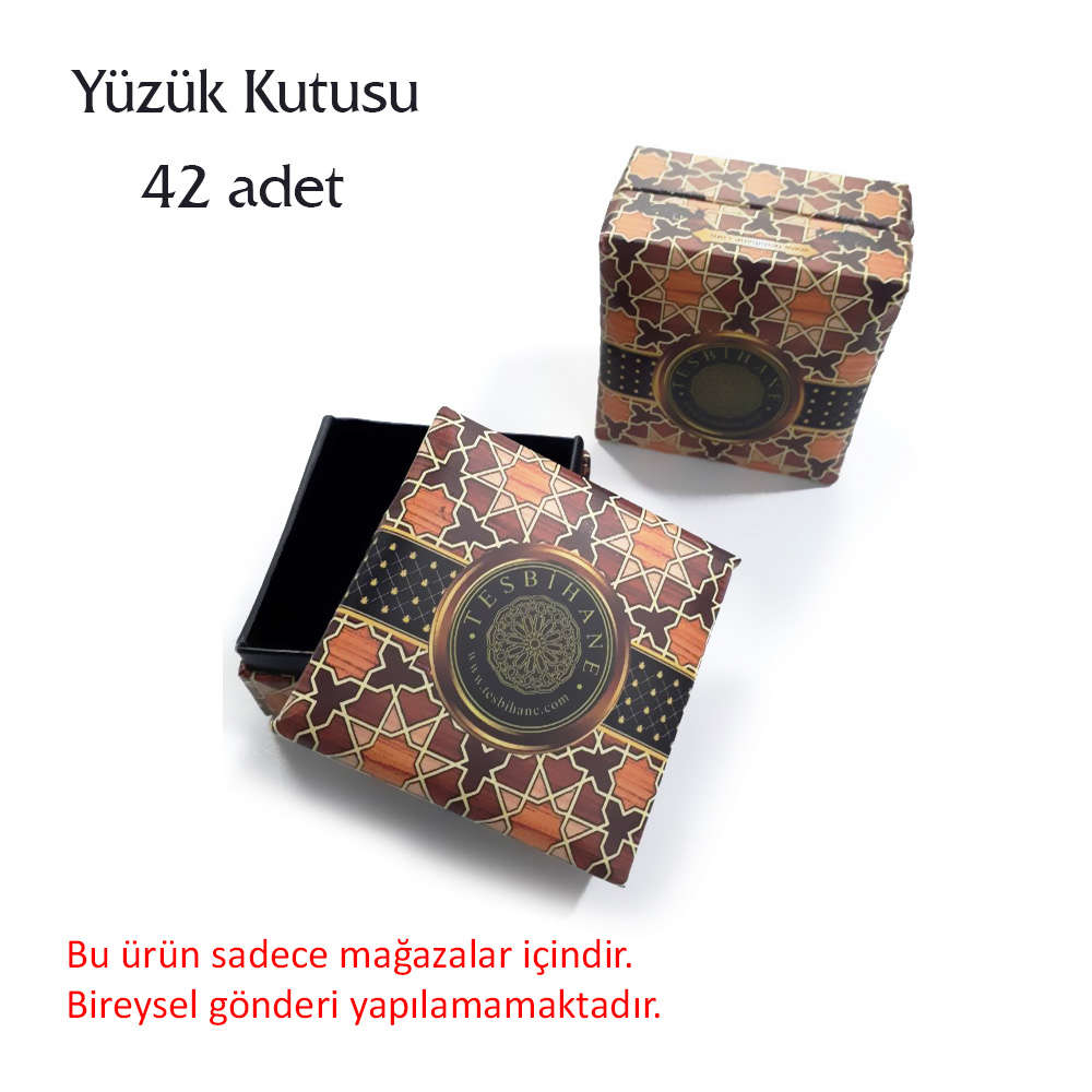 Tesbihane logolu yüzük kutusu (1 Paket) - 1