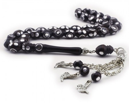 Tuğra Püsküllü Arpa Kesim Kuka Tesbih - Tesbihane