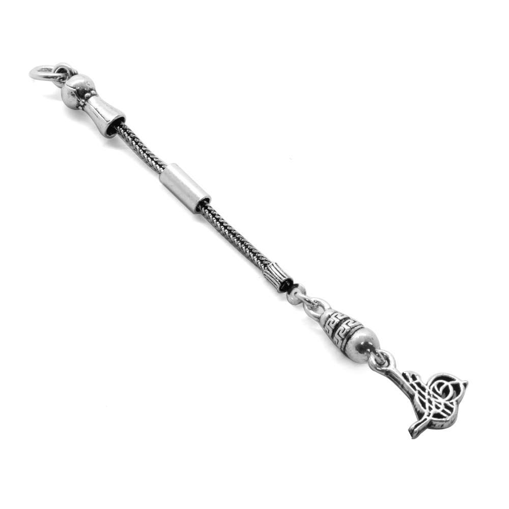 Tuğra Tasarım Uzun Model 925 Ayar Gümüş Püskül - 2