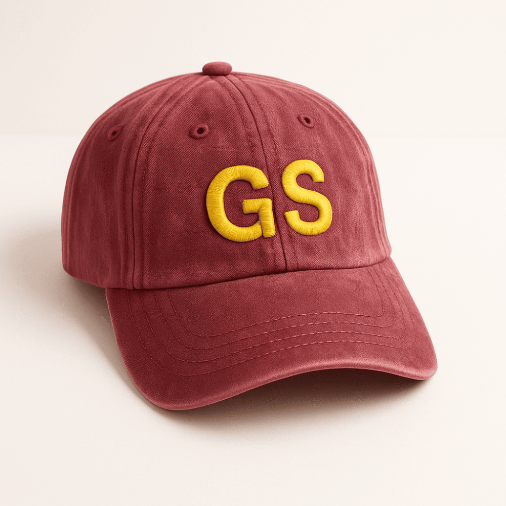 Kişiye Özel İsim Nakışlı Bordo Vintage Stil Eskitme Kumaş Ayarlanabilir Unisex Beyzbol Şapkası - 3