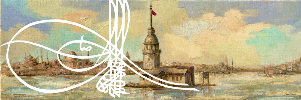 Yağlı Boya Tasarım Kız Kulesi Kanvas Tablo - 1