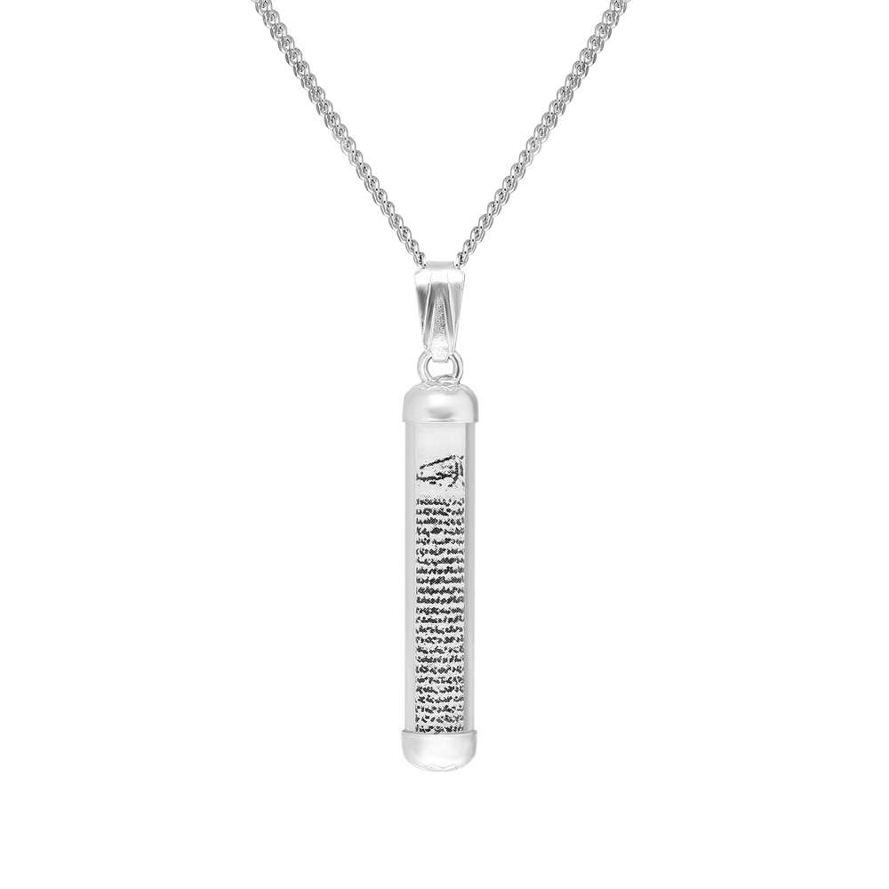 Zarif Tasarım 925 Ayar Gümüş Kadın Cevşen Kolye - 4