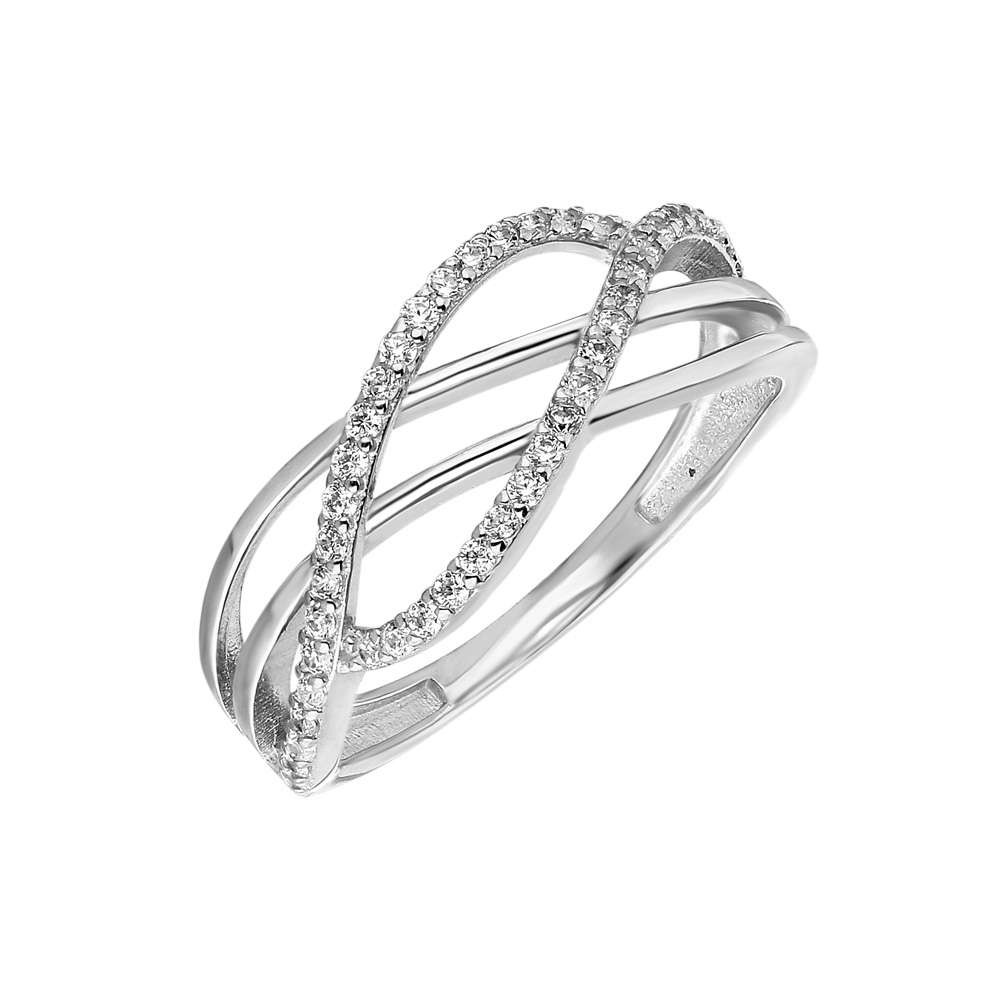 Zirkon Taşlı Cat's Eye 925 Ayar Gümüş Bayan Yüzük - 2