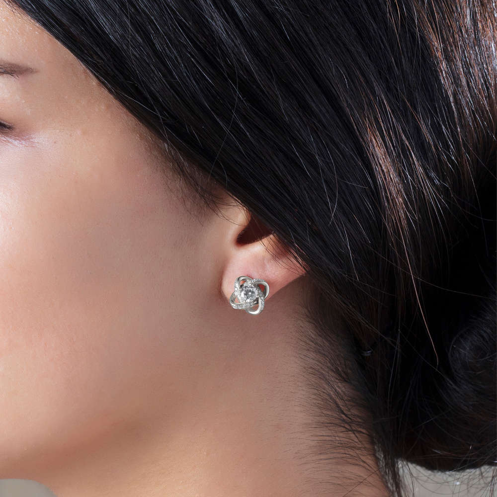 Zirkon Tektaşlı Samanyolu Tasarım 925 Ayar Gümüş 3 lü Takı Seti - 5